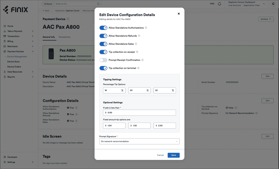 New Tipping Options